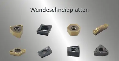Wendescneidplatten zum Drehen, Stechen, Fräsen, Bohren und Gewinde Wendeschneidplatten zum Bohre, Fräsen, Drehen, Stechen und Gewindedrehen